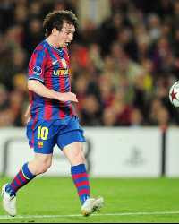 Lionel Messi Barcelona against Arsenal  UEFA 
Champions League quarter final second leg  (Getty Images)