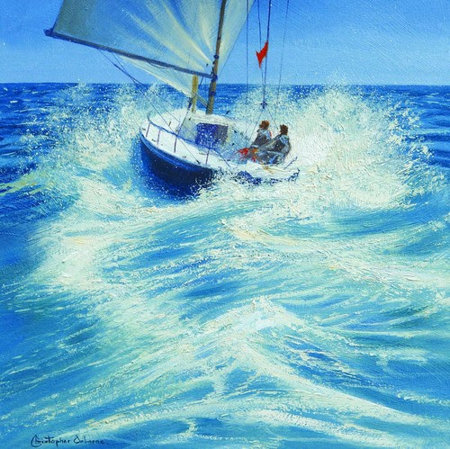 Maison Cartes De Voeux Papeterie Yacht Joyeux Anniversaire Carte De Vœux Sens De L Aventure Par Christopher Osborne