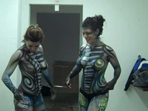 Body Painting Miami Clevelander 2010