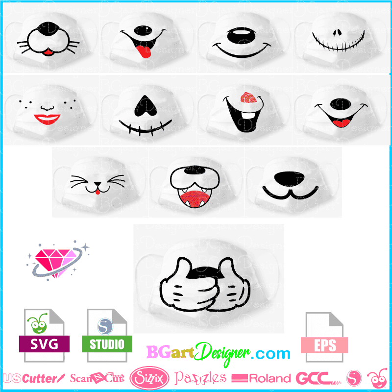 Download Free 268 Disney Mask Svg SVG PNG EPS DXF File for Cricut, Silhouette and Other Machine