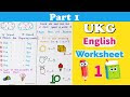 english worksheet activity for ukg - ukg syllabus cbse worksheets pdf