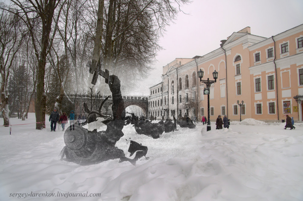 011.Великий Новгород 1944-2015 Разрушенный памятник Тысячелетию России 011.Великий Новгород 1944-2015 Разрушенный памятник Тысячелетию России