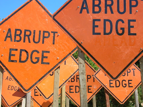 abrupt edge