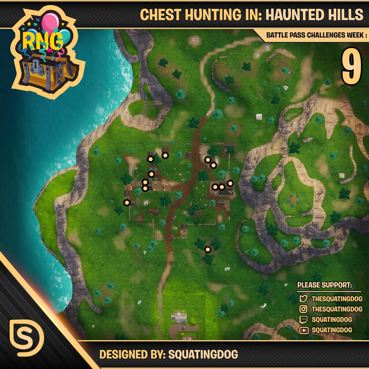 Chest Hunting in Haunted Hills | Wheel Of Fortnite - 1200 x 1200 jpeg 314kB