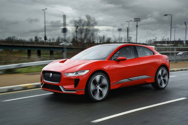 Jaguar I Pace concept front three quarter in motion 06