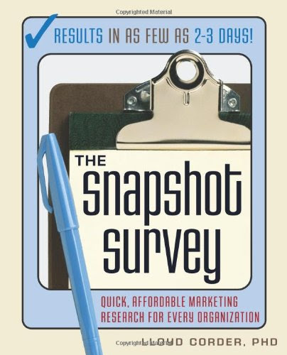 The Snapshot Survey: Quick, Affordable Marketing Research for Every Organization, by Lloyd Corder
