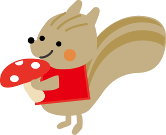 リスのイラスト 秋のイラスト 無料イラスト フリー素材