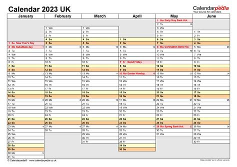  calendar 2023 uk free printable pdf templates 2023 united kingdom