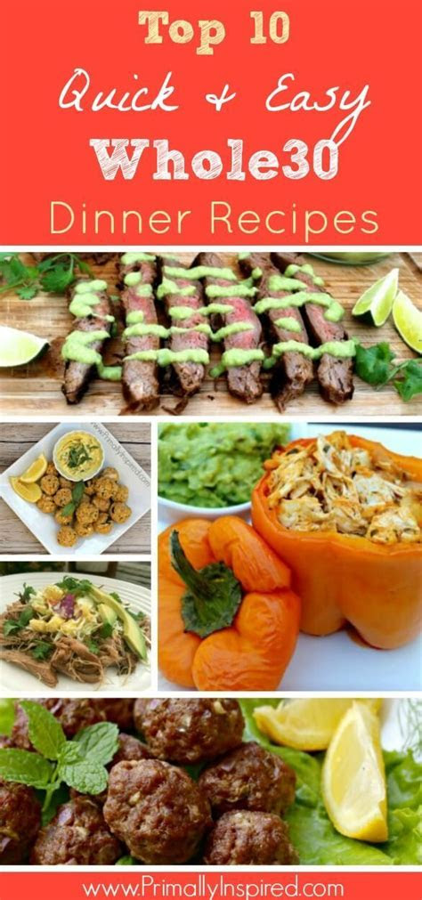top dinners quick easy recipes