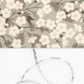 Cordon en tissu Liberty Mitsi Gris x 1m