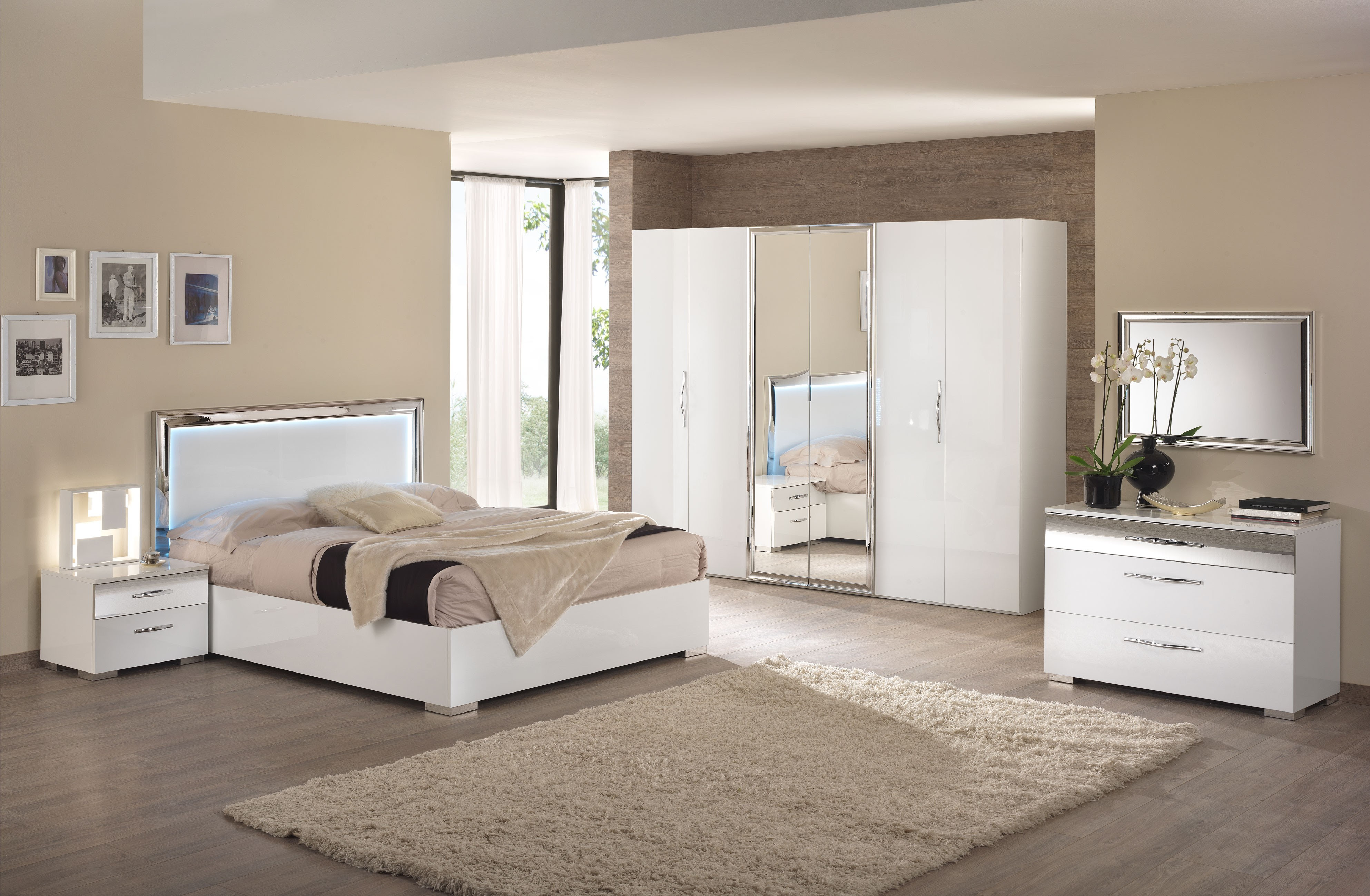 Modern White Bedroom Furniture Sets