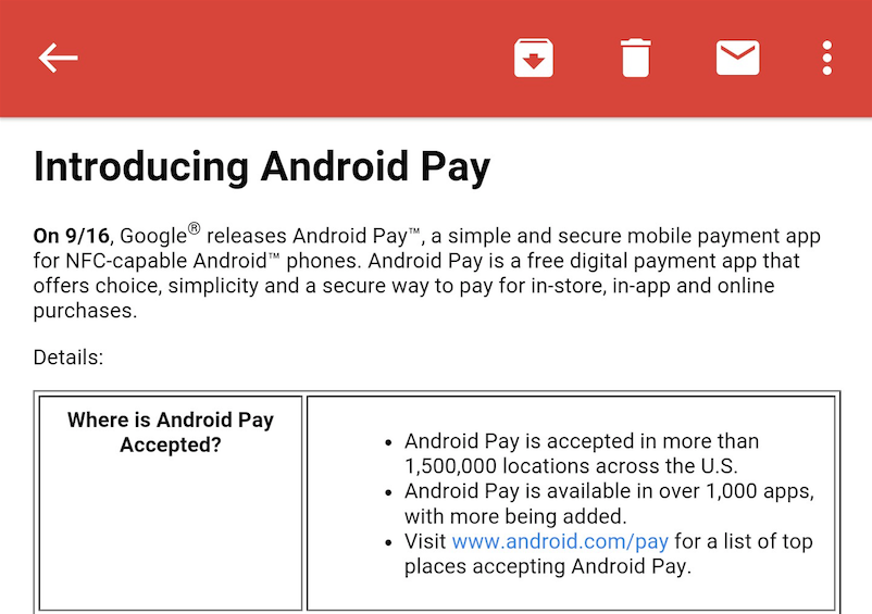 verizon android pay