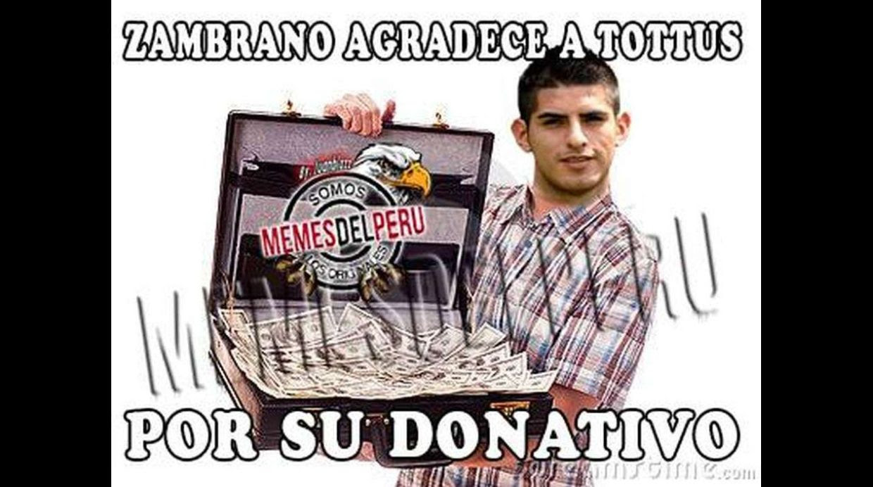 Los memes de la derrota de Perú apuntan a Carlos Zambrano