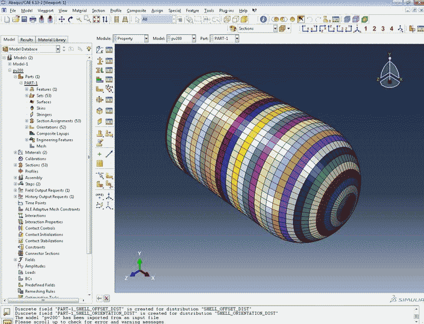 define test pressure ABAQUS Analysis Element case Interface test Finite Cadfil