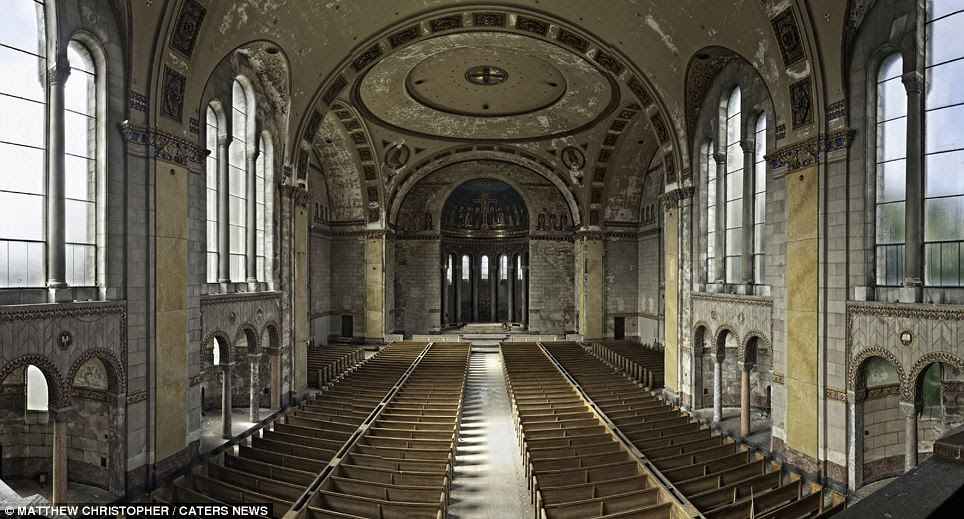 The Church of the Transfiguration lies eerily empty but in good shape, having weathered the years rather better than St Bonaventura