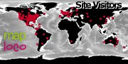 Locations of Site Visitors