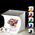 PULUZ light box photography, 20cm Photo Light Box Portable Foldable
Photo Tent Small Photography Studio with 2x20 LED Lights 6 Colors
Backdrops for Product Display