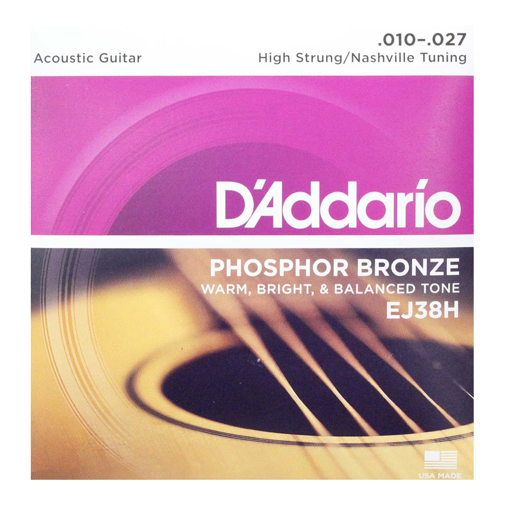 D Addario Ej38h Phosphor Bronze High Strung Nashville Tuning アコースティックギター弦 3set 新品 送料無料 楽器検索デジマート