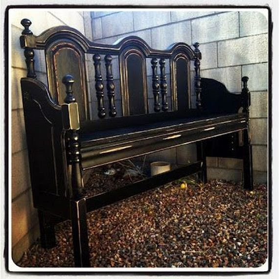 Awesome DIY Ideas for Old Headboards