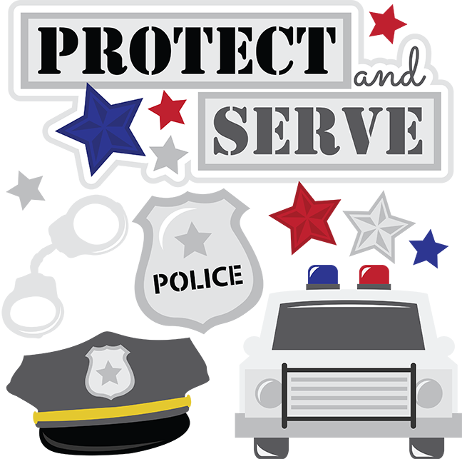 Download Protect And Serve SVG cut files for scrapbooking police ...