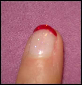 Believe Fairy Tattoos I used Fairy Dust all over my nails and Ruby Pumps on