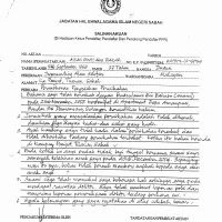 Contoh Surat Akuan Sumpah