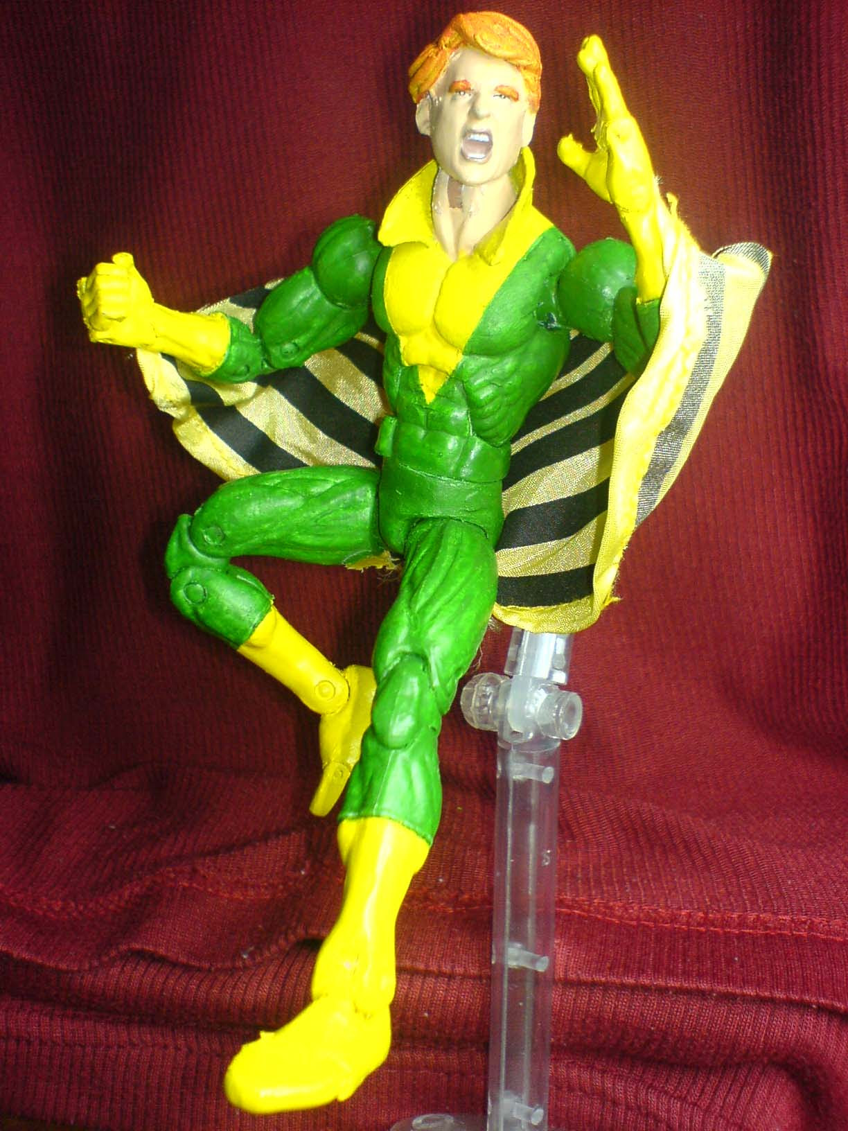 Alexander Graham Bell tests an