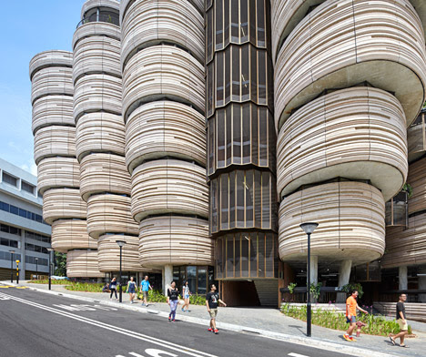 Heatherwick university building completes in Singapore