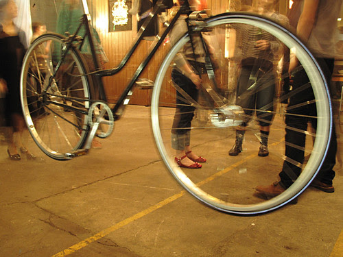 Hanging Bike & shoes.