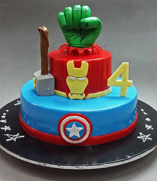 Avengers Cake Customized Cakes Order Online Free Delivery In