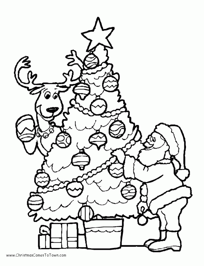 printable christmas colouring pages free  clip art library