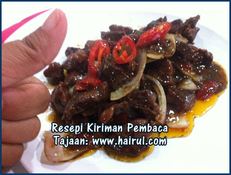 Resepi Daging Black Pepper Paling Sedap
