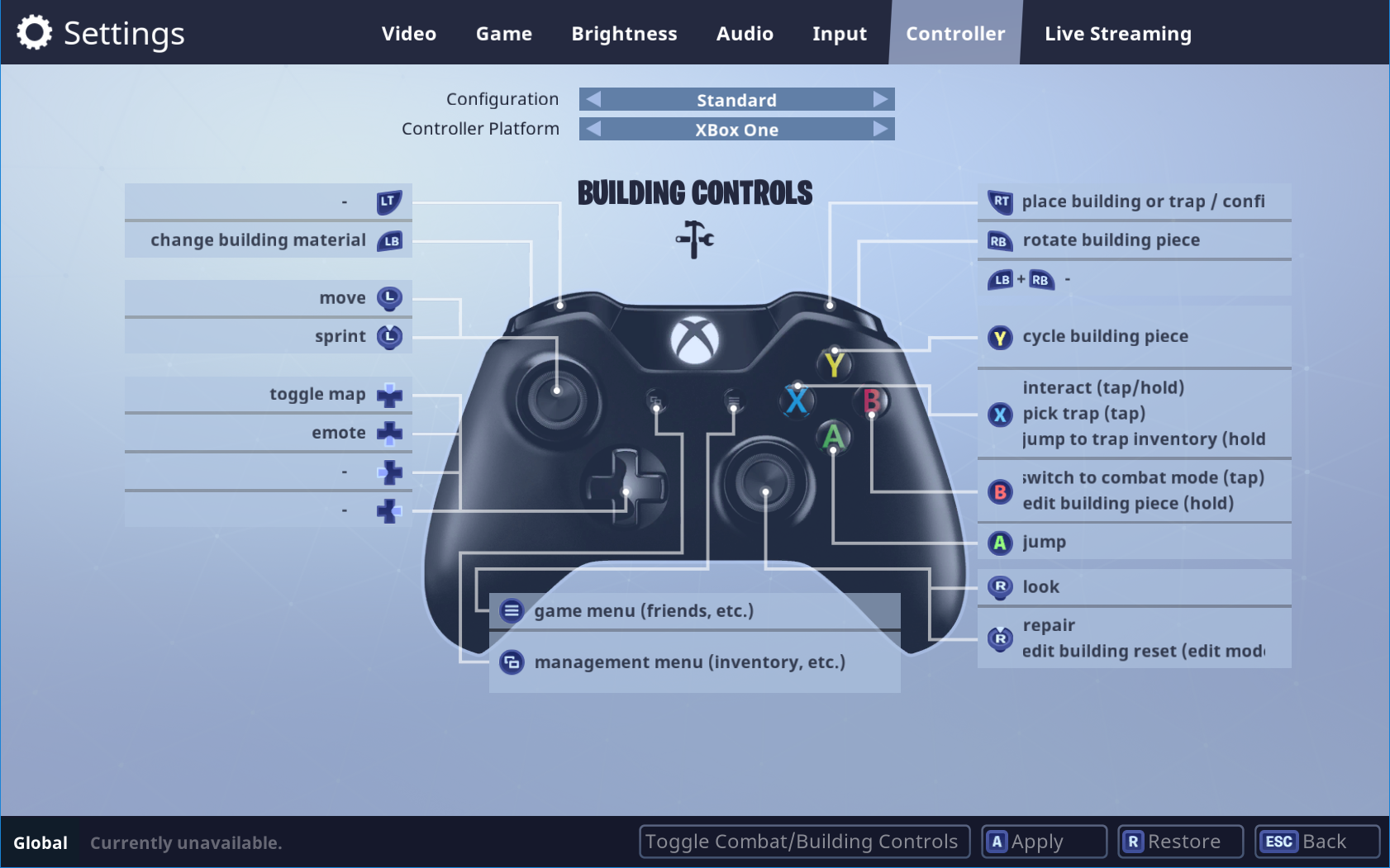 Fortnite 操作方法 コントローラ 編 Ps4 Xboxone 割り当て フォートナイト いちどりの部屋