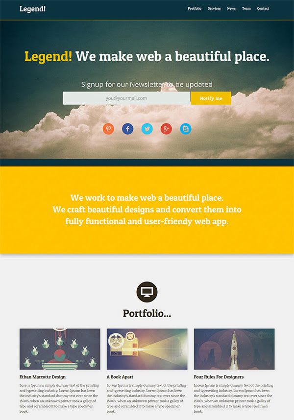 14 Free Website Psd Images One Page Website Template Psd Free Download Free Psd Website Template And Free Psd Web Design Templates Newdesignfile Com
