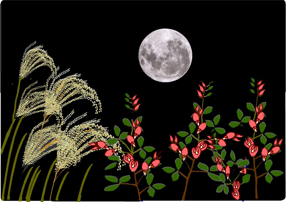 秋 秋景色 秋の花 イラスト 無料