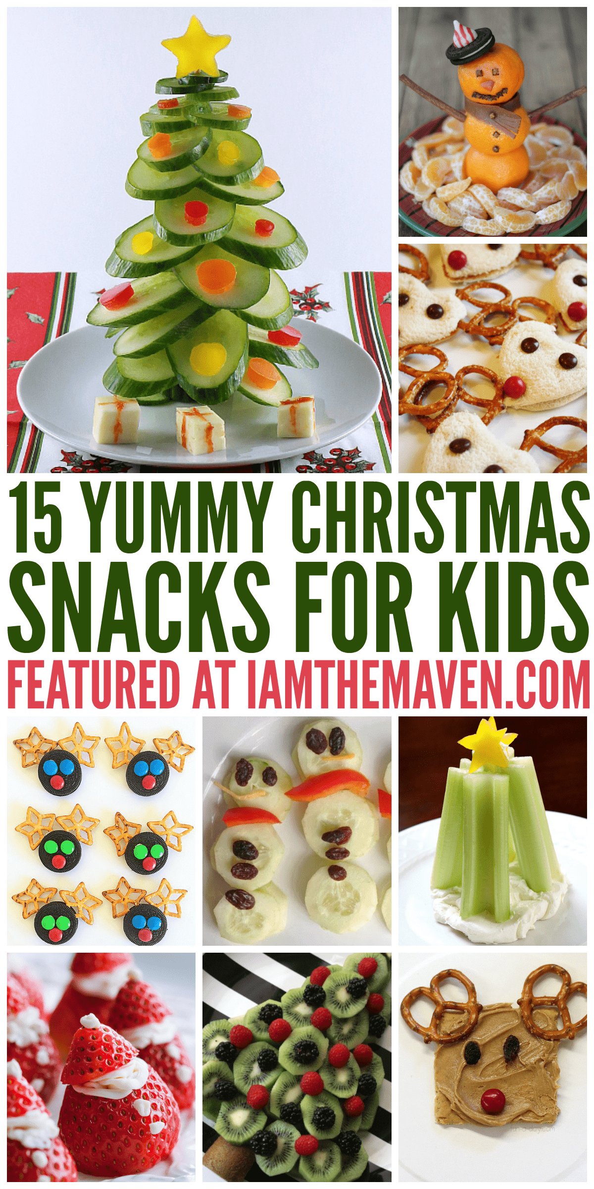 15 Yummy Christmas Snacks for Kids | I am the Maven®