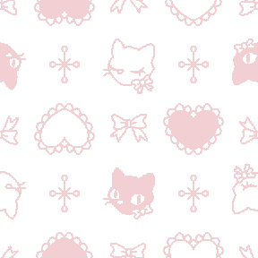 スマホ用ページ モノグラム風ねこ はーと No 365 ハート キャットの壁紙用イラスト 条件付フリー素材集