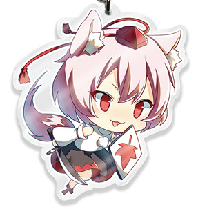 Absolutezero 東方アクリルキーホルダー 犬走椛 あきばお こく