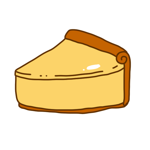 チーズケーキのイラスト かわいいフリー素材が無料のイラストレイン