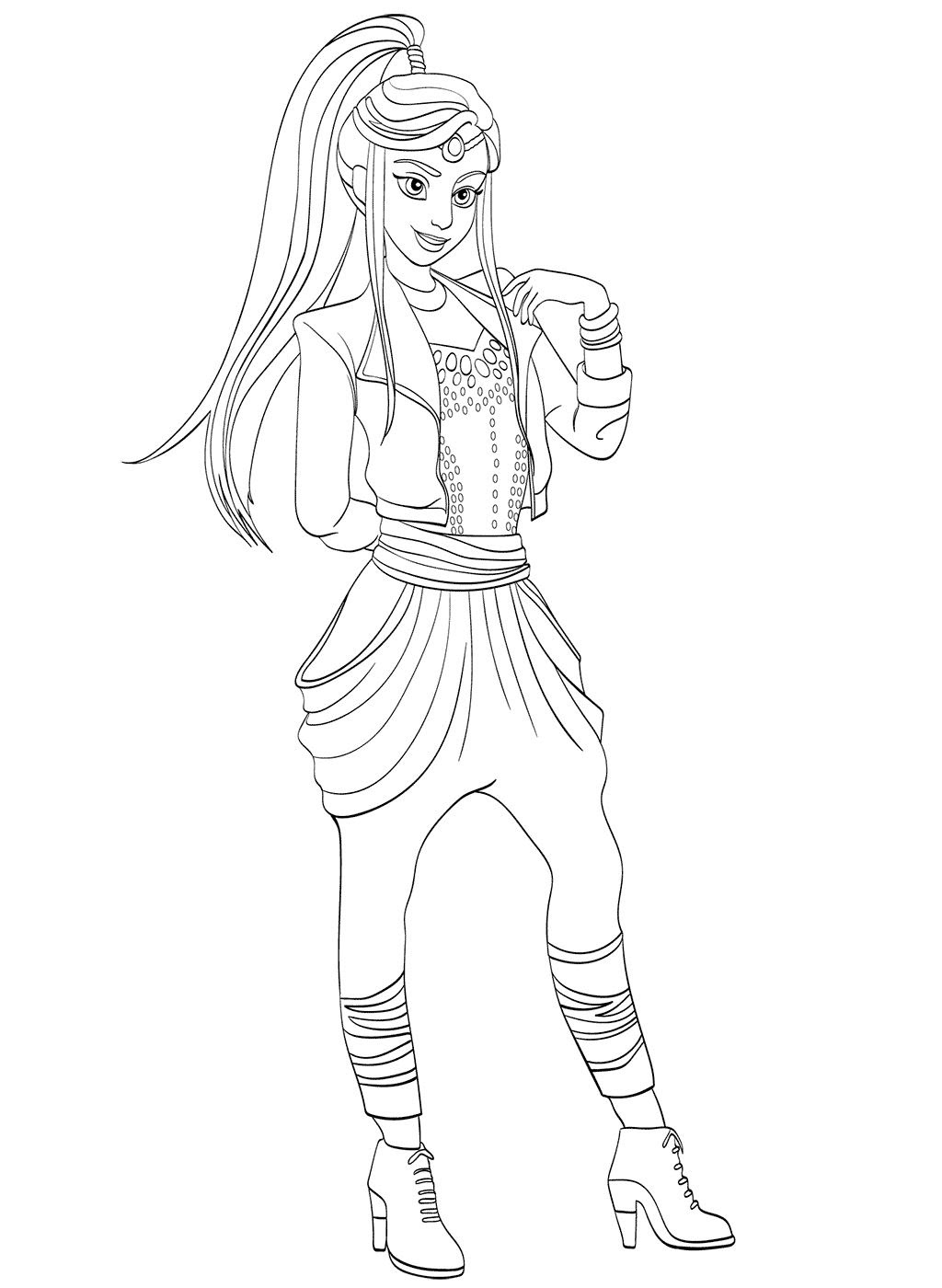 Kids-n-fun.com | 15 coloring pages of Disney Descendant ...