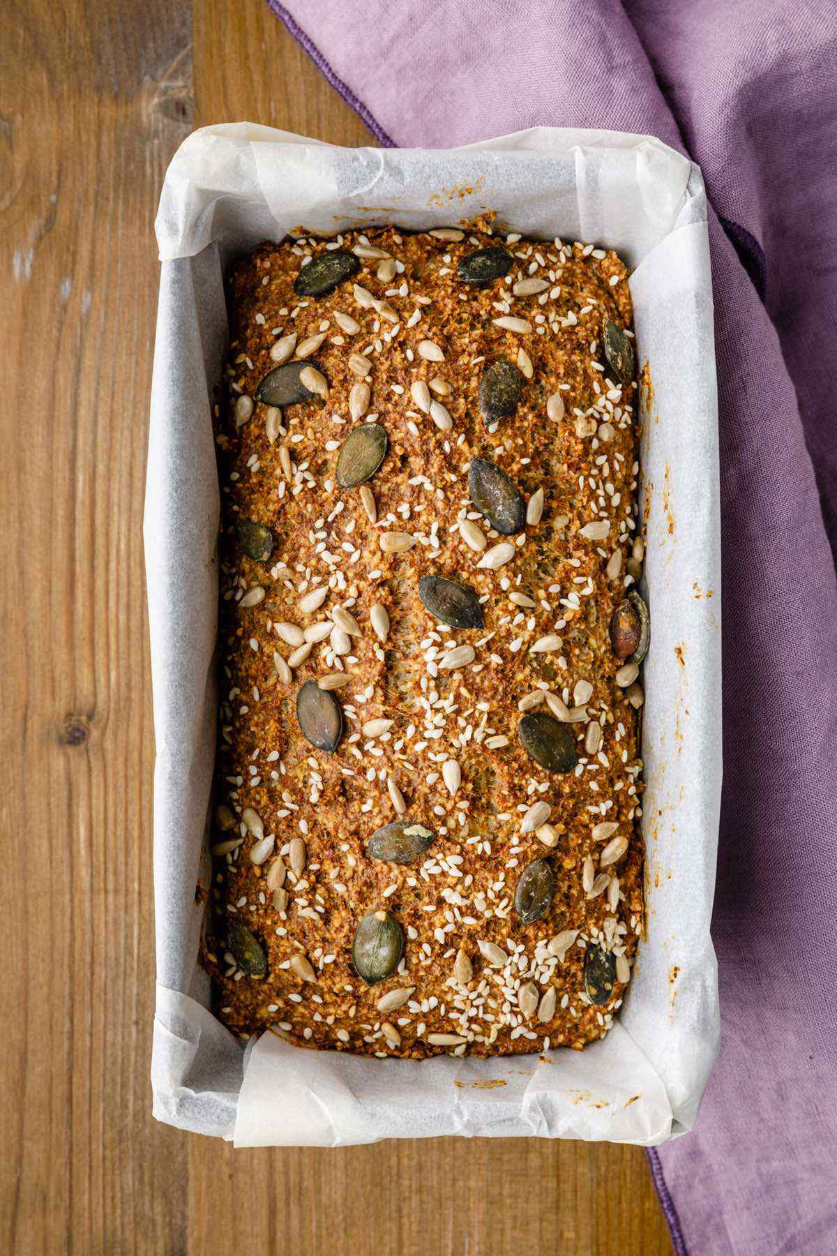 baked cauliflower bread