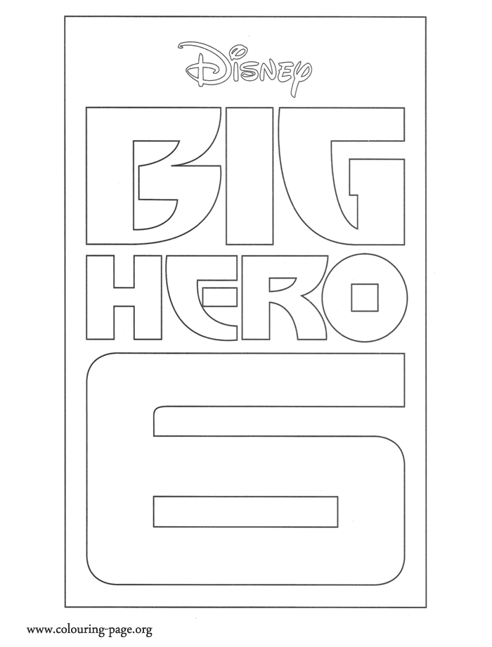 Big Hero 6 Big Hero 6 Coloring Page