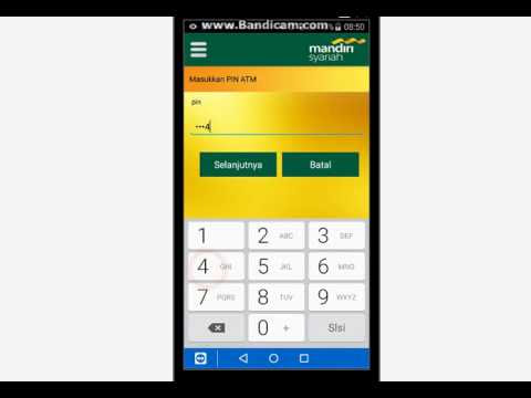 Foto Cara Beli Pulsa Token Melalui Atm Mandiri
