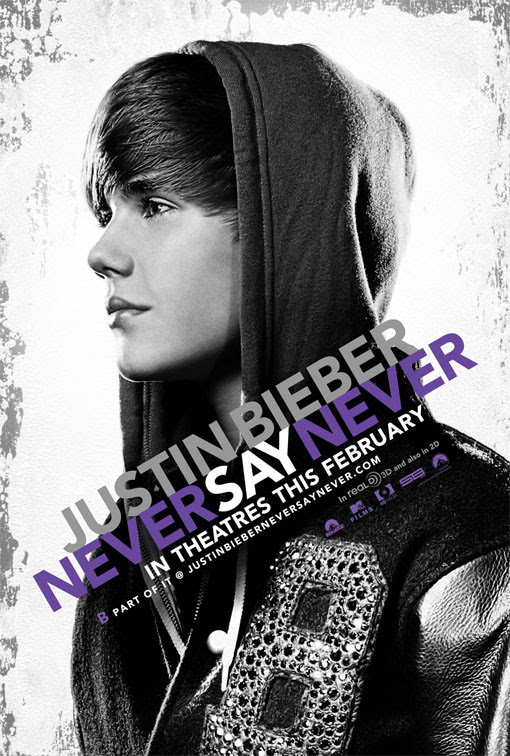justin bieber never say never 2011 poster. justin bieber never say never
