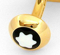 Foto 3, Montblanc, Gold Manschettenknöpfe, 164 Brillanten Luxus, S8330