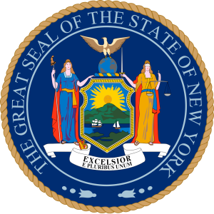 Seal of New York.