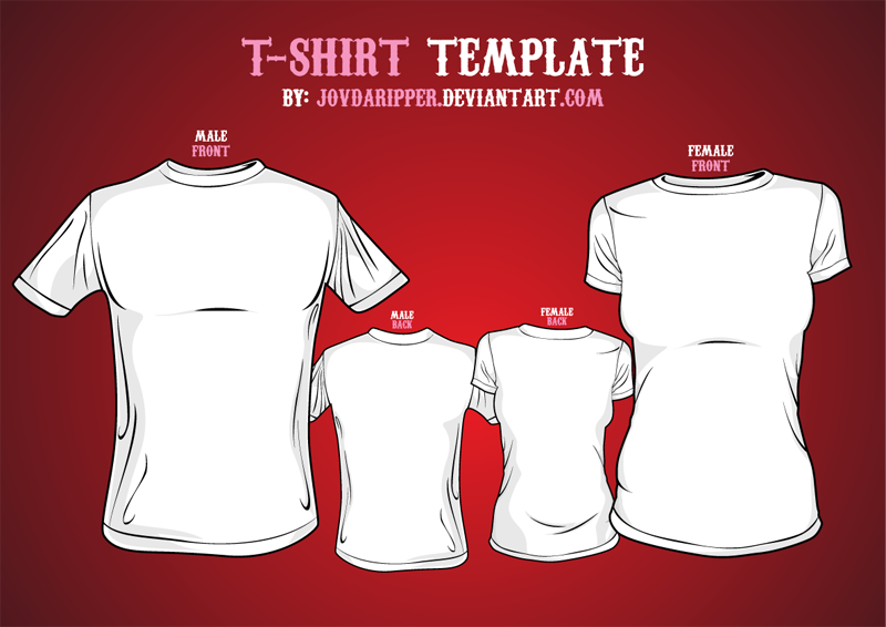 Download Vector T-shirt Template by JovDaRipper on DeviantArt