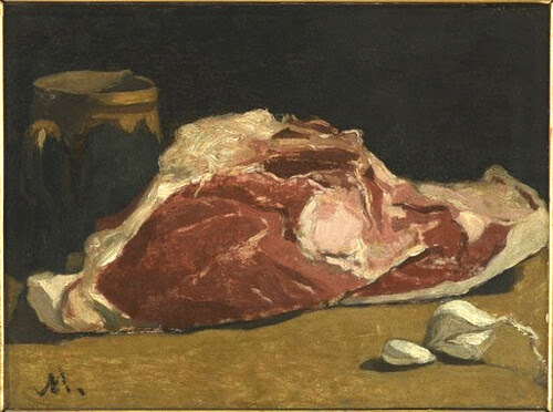 le quartier de viande Monet