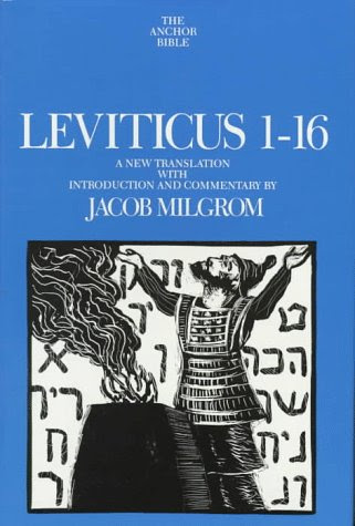 Leviticus 1-16: A New Translation with Introduction and Commentary (Anchor Bible, Vol. 3), by Jacob Milgrom