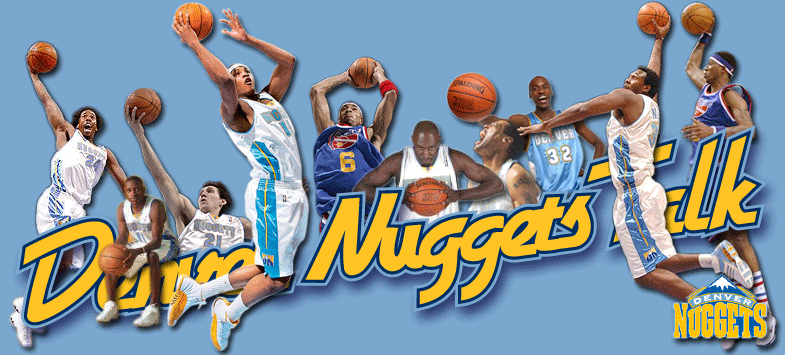 Denver Nuggets basketball team based in Denver Colorado